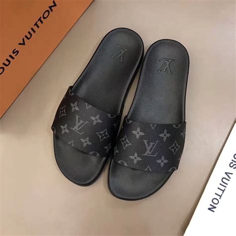 lv slides mens price|louis vuitton slides men's.